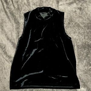 NWOT J crew velvet tank top